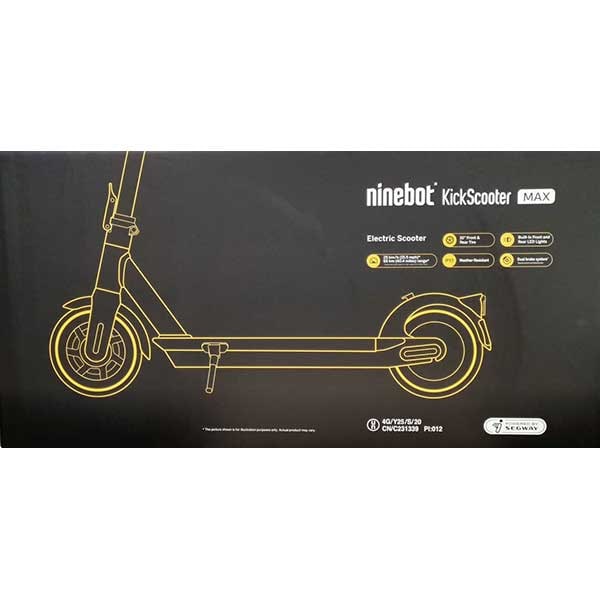 Trotineta electrica NINEBOT KickScooter MAX G30E II, 10 inch, pliabila, dark grey