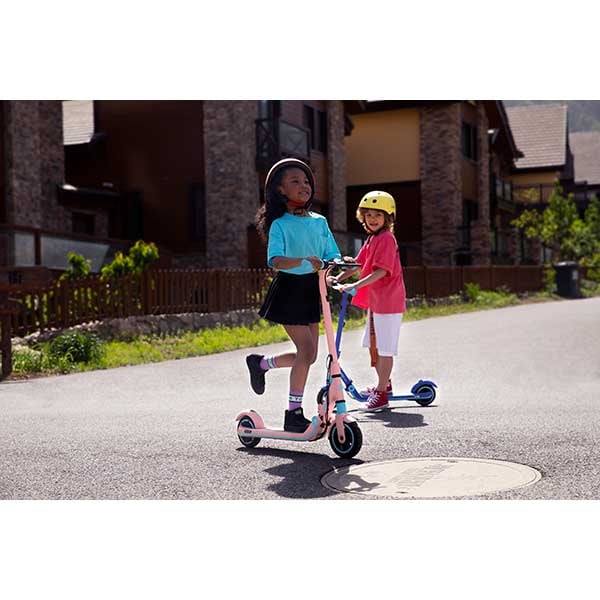 Trotineta electrica NINEBOT eKickScooter ZING E8 Powered by Segway, 7 inch, pliabila, roz