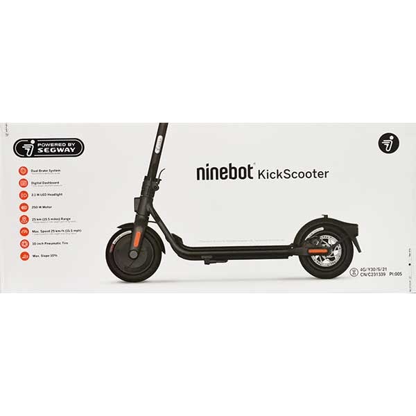 Trotineta electrica NINEBOT KickScooter F25E, 10 inch, negru