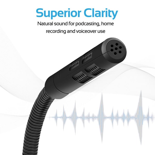 Microfon PC PROMATE Tweeter-1, Jack 3.5mm, negru