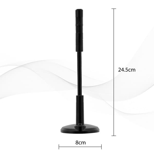 Microfon PC PROMATE Tweeter-1, Jack 3.5mm, negru