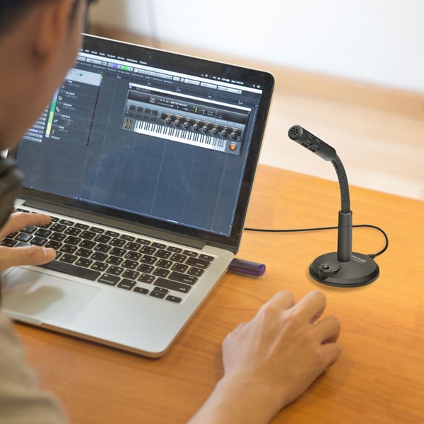 Microfon PC PROMATE Tweeter-1, Jack 3.5mm, negru