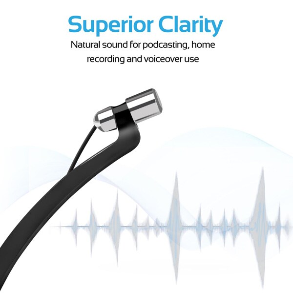 Microfon PC PROMATE Tweeter-5, Jack 3.5mm, negru