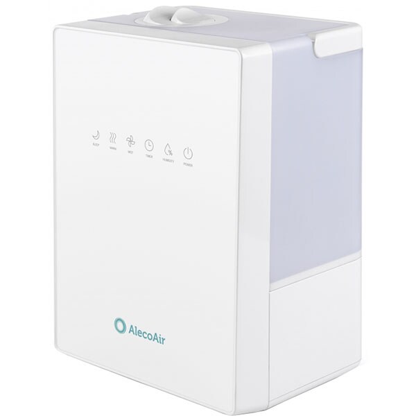 Umidificator ALECOAIR Ionic U30, 5l, Ultrasunete, Ionizare, Higrostat, alb