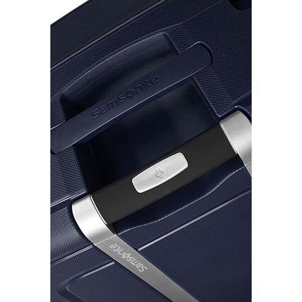 Troler SAMSONITE Spinner S'Cure DLX, 81 cm, albastru inchis