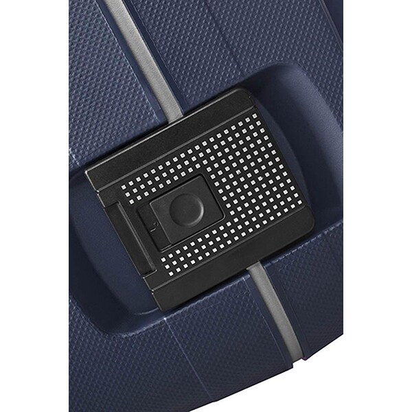 Troler SAMSONITE Spinner S'Cure DLX, 81 cm, albastru inchis