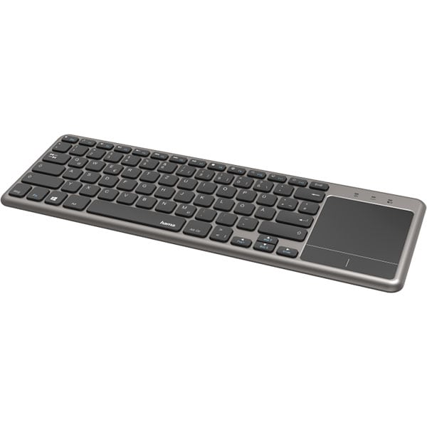 Tastatura Wireless HAMA KW-600T, USB, Touch Pad, negru