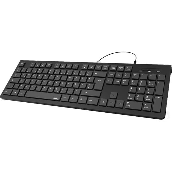 Tastatura cu fir HAMA KC-200, USB, negru