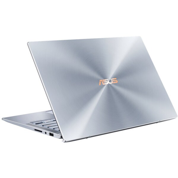 Laptop ASUS ZenBook 14 UM431DA-AM028, AMD Ryzen 5 3500U pana la 3.7GHz, 14" Full HD, 8GB, SSD 1TB, AMD Radeon Vega 8, Endless OS, Utopia Blue