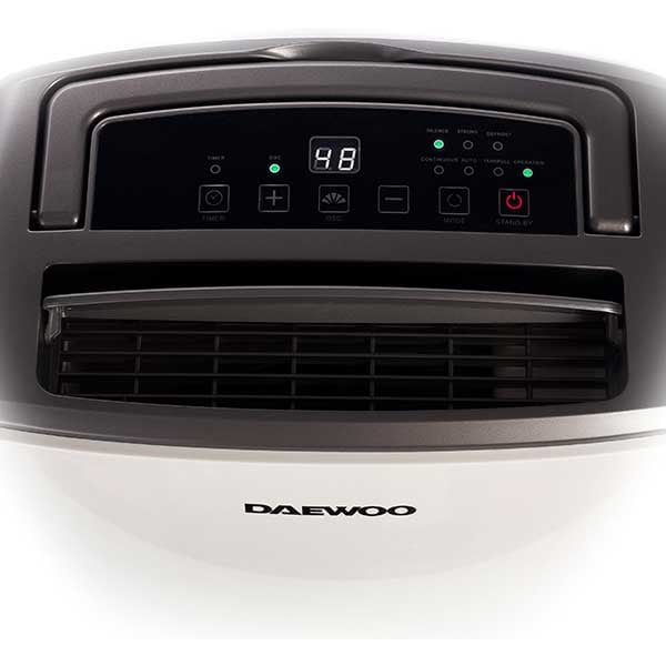 Dezumidificator aer DAEWOO DDH20W, 20l/zi, 350W, alb-gri inchis