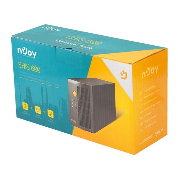 Unitate UPS NJOY Eris 600, 600VA, AVR, Schuko