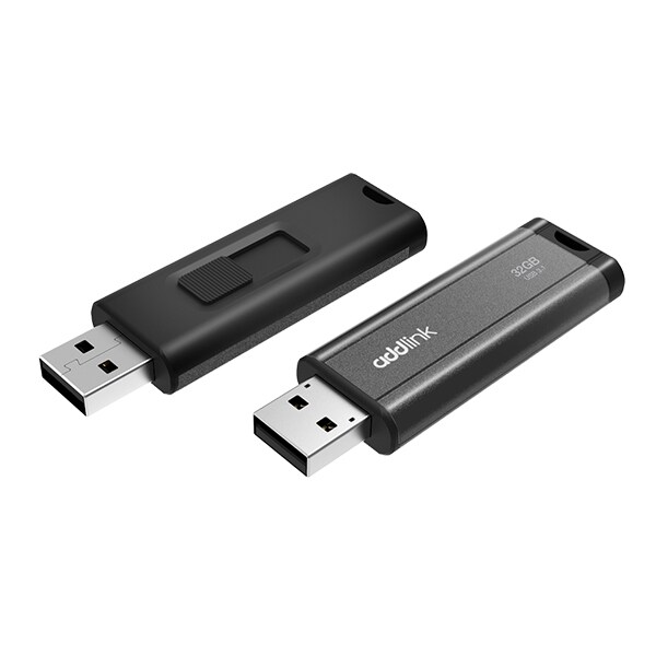 Memorie USB ADDLINK U65, 32GB, USB 3.1, gri metalic