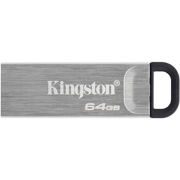 Memorie USB KINGSTON DataTraveler Kyson DTKN/64GB, 64GB, USB 3.2, argintiu