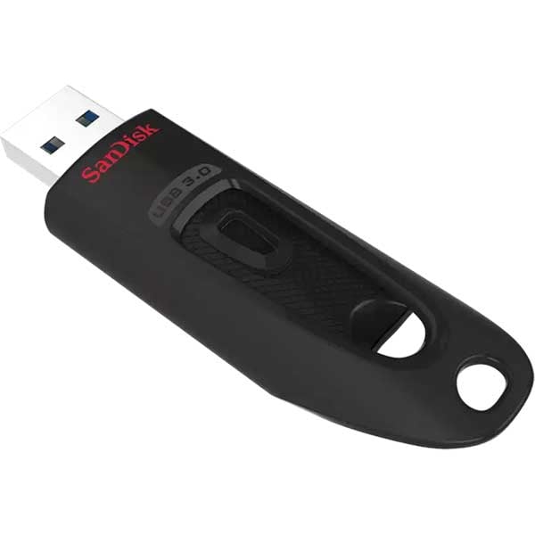 Memorie USB SANDISK Ultra SDCZ48-128GB, 128GB, USB 3.0, negru