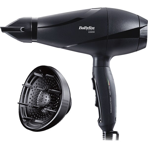 Uscator de par BABYLISS 6613DE, 2200W, 2 viteze, 3trepte de temperatura, negru