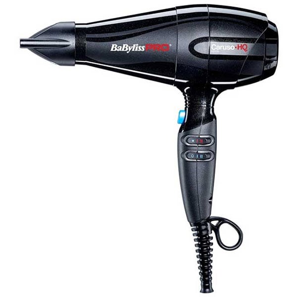 Uscator de par BABYLISS PRO Caruso HQ Ionic, 2400W, 2 viteze, negru