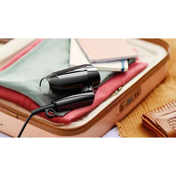 Uscator de par PHILIPS EssentialCare BHC010/10, 1200W, 3 viteze, 3 trepte temperatura, ThermoProtect, negru
