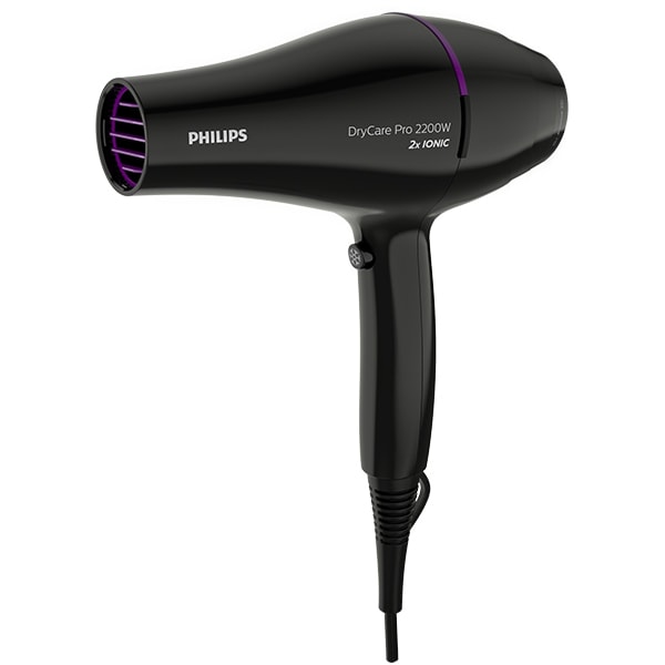 Uscator de par PHILIPS DryCare Pro BHD274/00, 2200W, 6 viteze, 6 trepte temperatura, negru