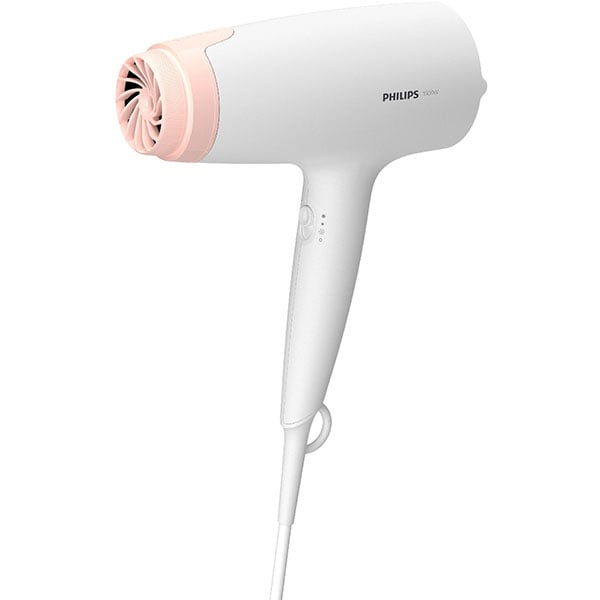 Uscator de par PHILIPS Series 3000 BHD300/00, 1600W, 3 viteze, 3 trepte temperatura, ThermoProtect, roz