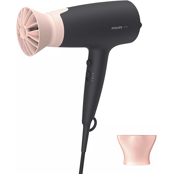 Uscator de par PHILIPS Series 3000 BHD350/10, 6 viteze, 6 trepte temperatura, 2100W, negru