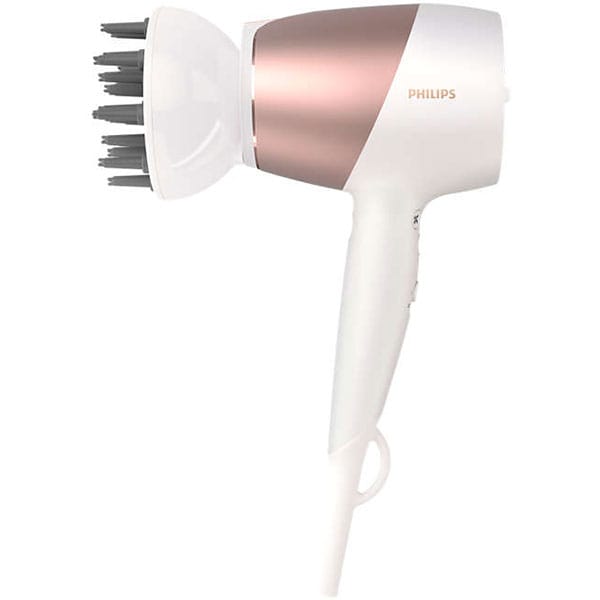 Uscator de par PHILIPS Prestige BHD827/00, 1800W, 3 viteze, tehnologie SenseIQ, alb