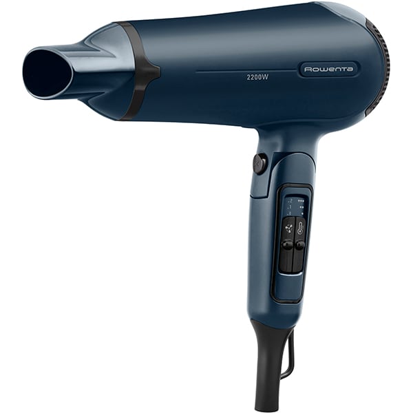 Uscator de par Rowenta Nomad CV4753F0, 2200W, 2 viteze, albastru