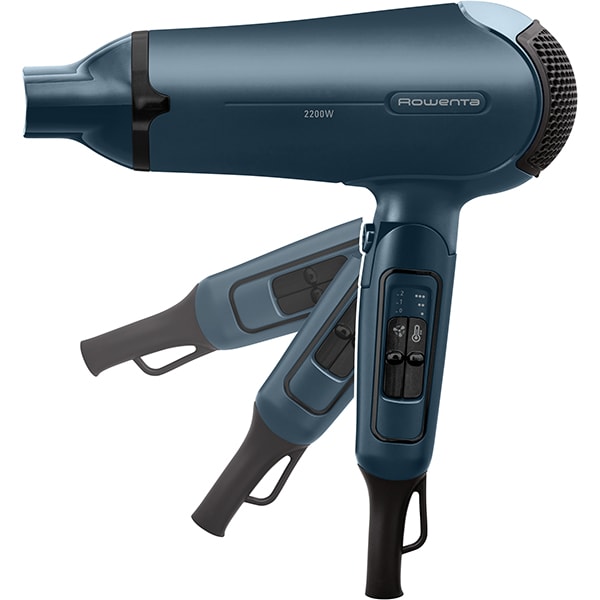 Uscator de par Rowenta Nomad CV4753F0, 2200W, 2 viteze, albastru