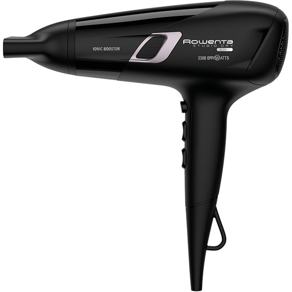 Uscator de par ROWENTA Studio Dry Glow CV5820F0, 2 viteze, 3 trepte de temperatura, negru