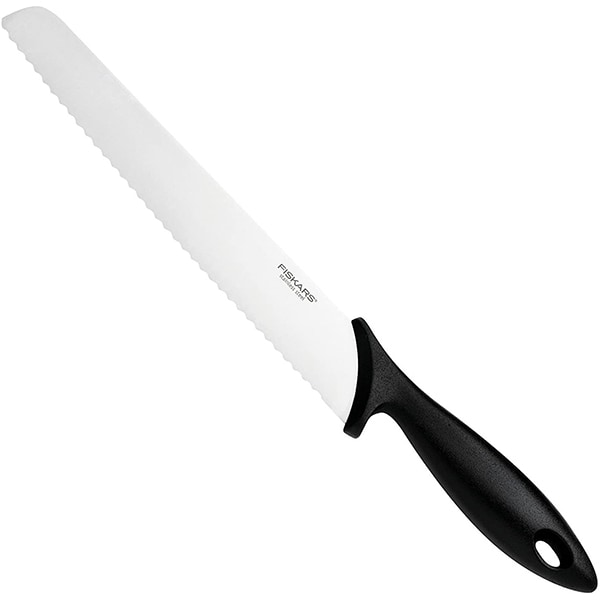Cutit paine FISKARS Essential 1023774, 23cm, negru