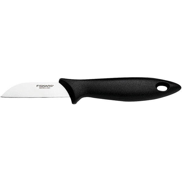 Cutit pentru decojit FISKARS Essential 1023780, 7cm, negru