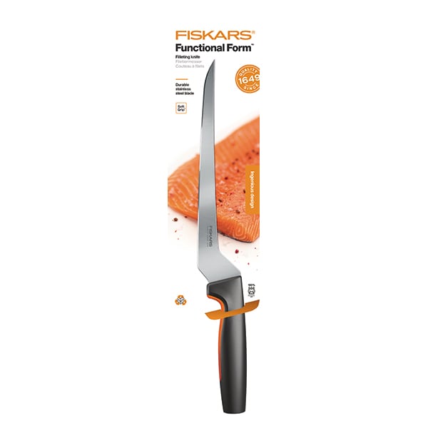 Cutit feliere FISKARS Functional Form 1057540, 22cm, inox, negru