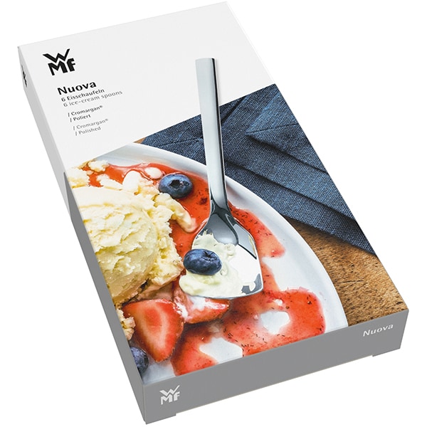 Set lingurite de inghetata WMF Nuova, 6 piese, otel