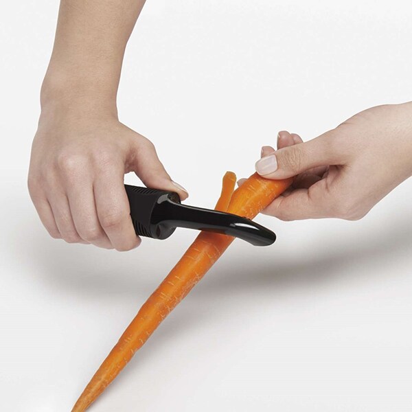 Accesoriu pentru decojit OXO 20081, 18cm, otel, negru