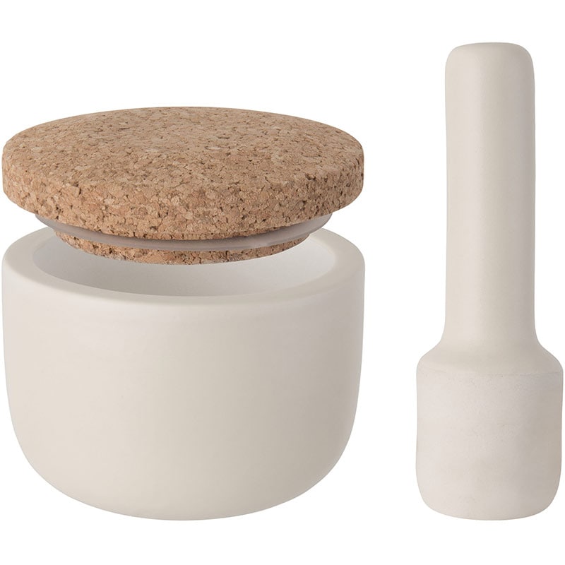 Mojar cu pistil BERGHOFF 3950032, 3 piese, ceramica, bej