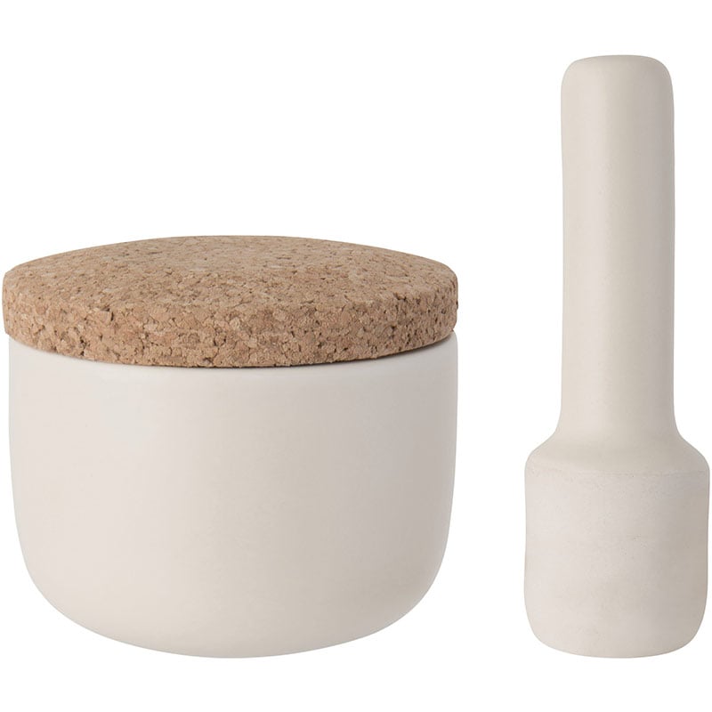 Mojar cu pistil BERGHOFF 3950032, 3 piese, ceramica, bej