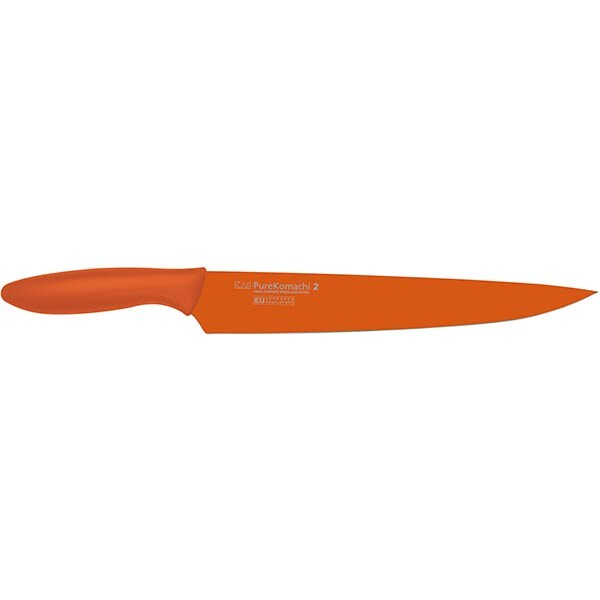 Cutit feliere KAI Pure Komachi 2 AB-5704, 22.5cm, otel, portocaliu