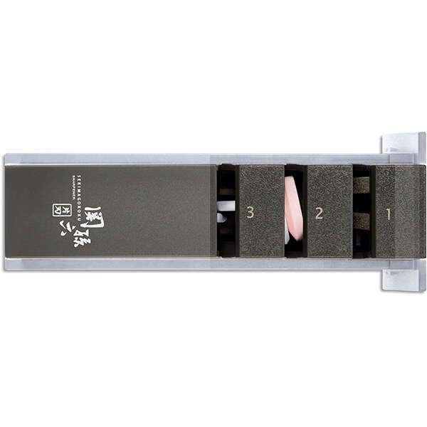 Dispozitiv pentru ascutit cutite KAI Seki Magoroku AP-0162, ceramica, gri