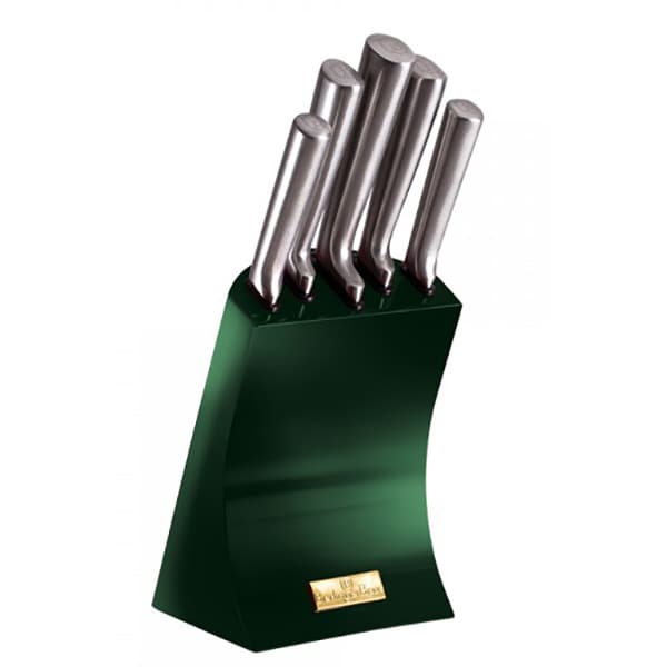 Set cutite BERLINGER HAUS Emerald BH/2448, 6 piese, 9-20cm, verde