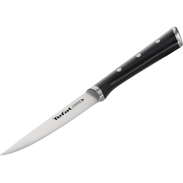 Cutit utilitar TEFAL Ingenio Ice Force K2320914, 11cm, inox, negru