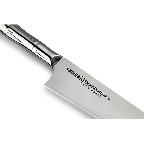 Cutit Chef SAMURA Bamboo, 20cm, otel, argintiu