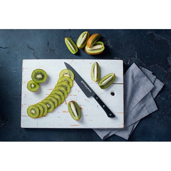 Cutit utilitar SAMURA Shadow SH-0023, 15cm, otel, negru