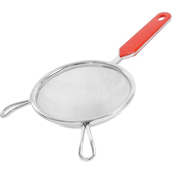 Strecuratoare ZOKURA Z1130, 10cm, inox, argintiu-rosu
