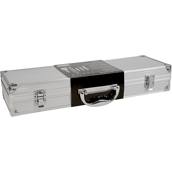 Set ustensile pentru gratar ZOKURA Z1195, 6 piese, inox, negru