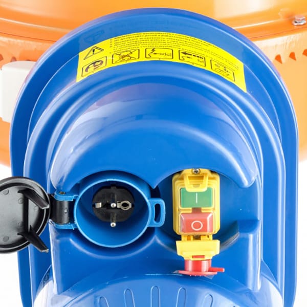 Betoniera DENZEL DCM-200, 1000W, 200l, coroana din fonta