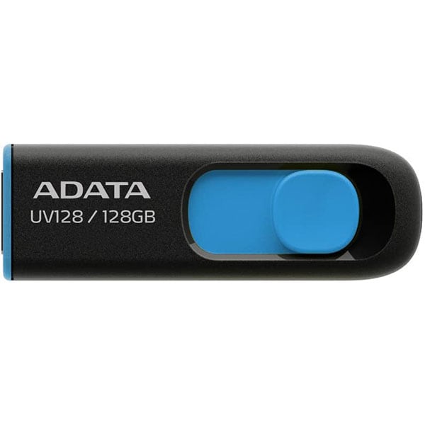 Memorie USB ADATA UV128, 128GB, USB 3.2 Gen1, negru-albastru