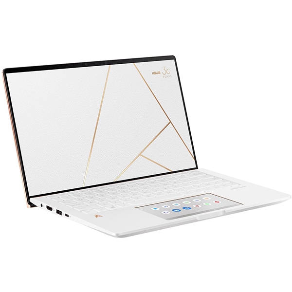 Laptop ASUS ZenBook Edition 30 UX334FL-A4052R, Intel Core i7-8565U pana la 4.6GHz, 13.3" Full HD, 16GB, SSD 512GB, NVIDIA GeForce MX250 2GB, Windows 10 Pro, White leather