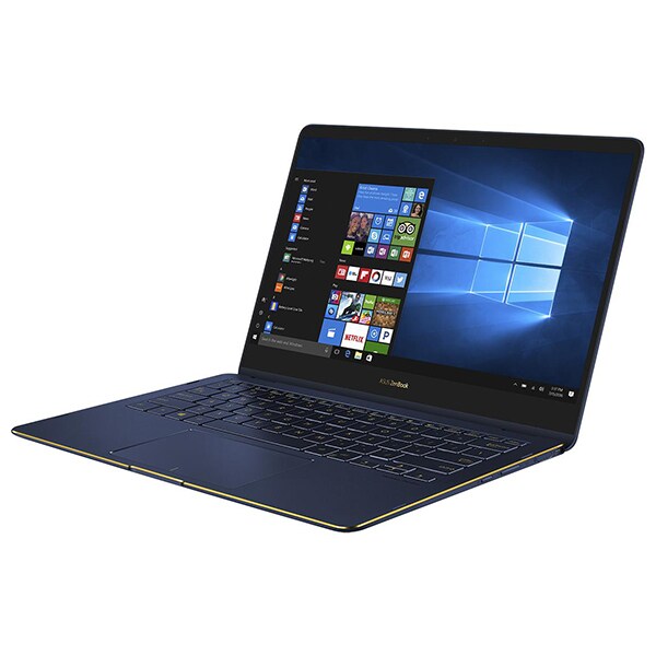 Laptop 2 in 1 ASUS ZenBook Flip UX370UA-C4228R, 13.3" Full HD Touch, Intel Core i7-8550U pana la 4.0Ghz, 16GB, SSD 256GB, Intel UHD Graphics 620, Windows 10 Home, Blue
