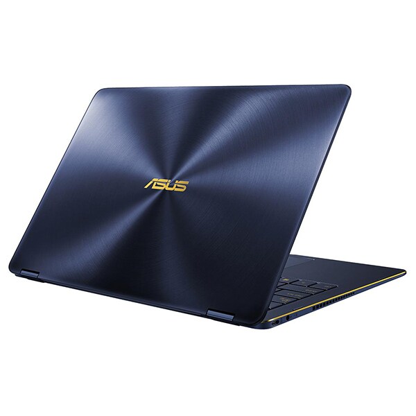 Laptop 2 in 1 ASUS ZenBook Flip UX370UA-C4228R, 13.3" Full HD Touch, Intel Core i7-8550U pana la 4.0Ghz, 16GB, SSD 256GB, Intel UHD Graphics 620, Windows 10 Home, Blue
