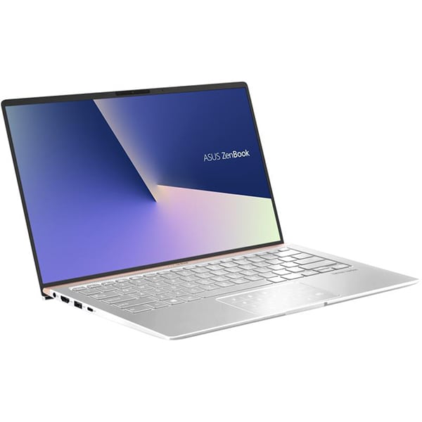 Laptop ASUS ZenBook 14 UX433FA-A5047T, Intel Core i5-8265U pana la 3.9GHz, 14" Full HD, 8GB, SSD 256GB, Intel UHD Graphics 620, Windows 10 Home, Icicle Silver Metal