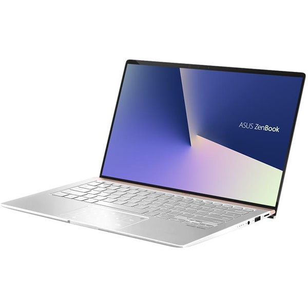 Laptop ASUS ZenBook 14 UX433FA-A5047T, Intel Core i5-8265U pana la 3.9GHz, 14" Full HD, 8GB, SSD 256GB, Intel UHD Graphics 620, Windows 10 Home, Icicle Silver Metal